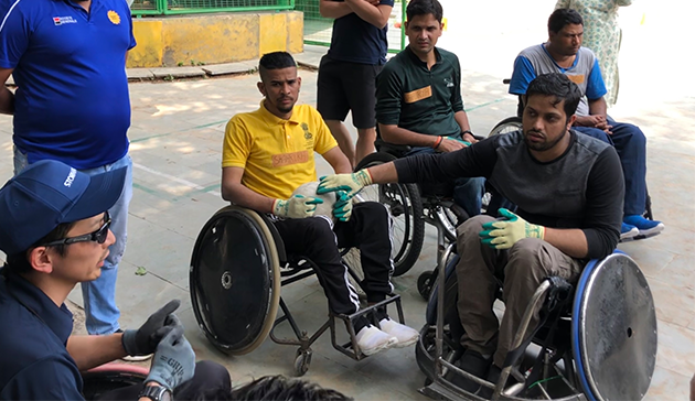 【India】Japan Sport Agency Commissioned Project: Collaborative Programme by Japan Sports Council (JSC)- Japan Rugby Football Union (JRFU) Wheelchair Rugby International Contribution Project5