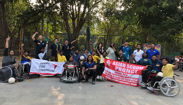 【India】Japan Sport Agency Commissioned Project: Collaborative Programme by Japan Sports Council (JSC)- Japan Rugby Football Union (JRFU) Wheelchair Rugby International Contribution Project1