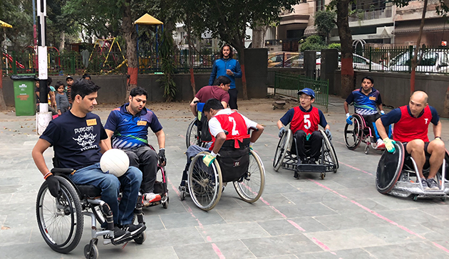 【India】Japan Sport Agency Commissioned Project: Collaborative Programme by Japan Sports Council (JSC)- Japan Rugby Football Union (JRFU) Wheelchair Rugby International Contribution Project4