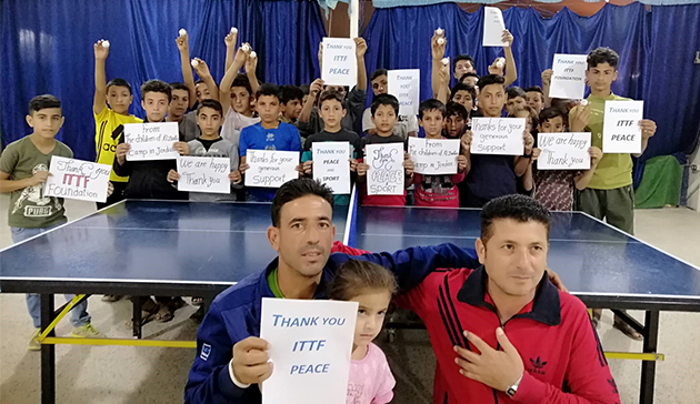 ITTF-Nittaku Dream Building Project for Supporting Refugees2