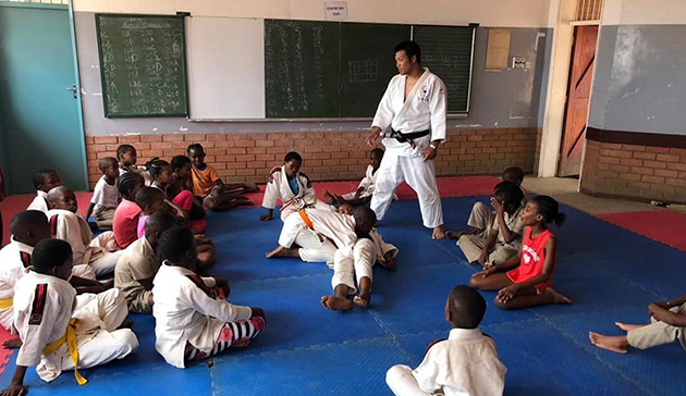 【Botswana】JOCV Provides Online Judo Event1