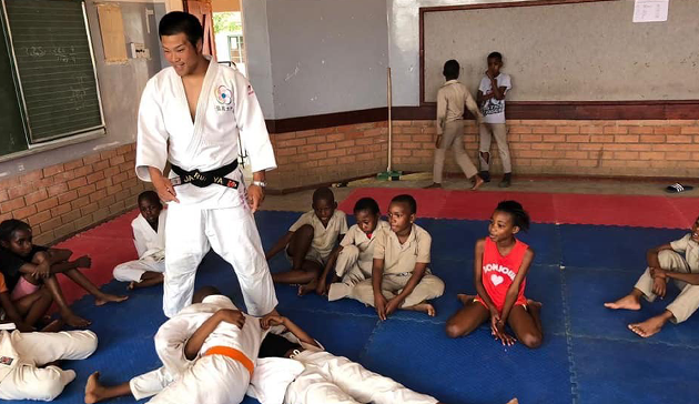 【Botswana】JOCV Provides Online Judo Event2