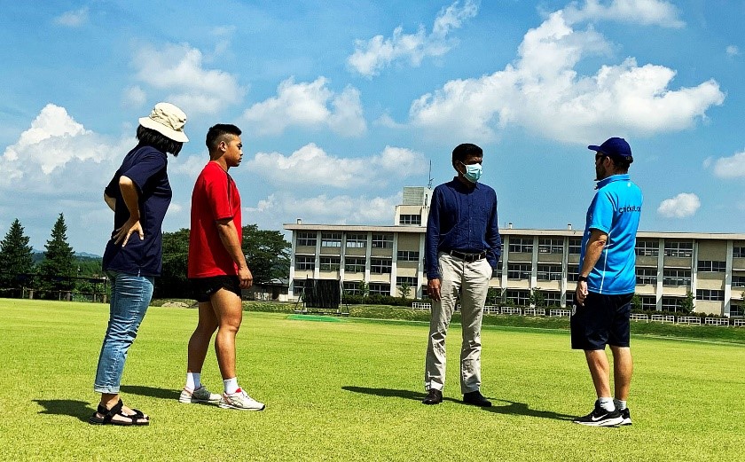 Japan Cricket Association (JCA) × TIAS August 5th- NETWORKING: TIAS 5th Batch Students at Global Sport Innovation Building (GSI), TAIIKU-UT1