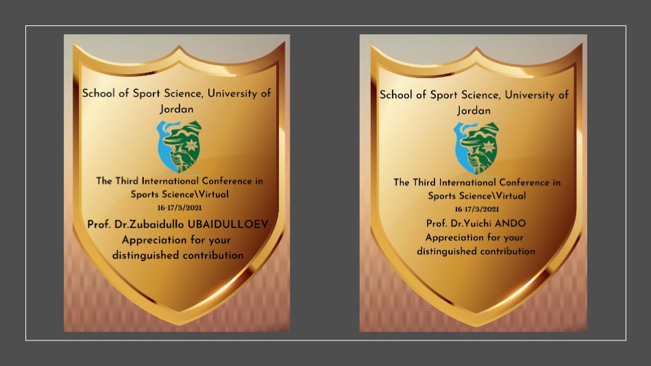 Keynote Speech at the Third International Conference on Sport Sciences in Jordan2