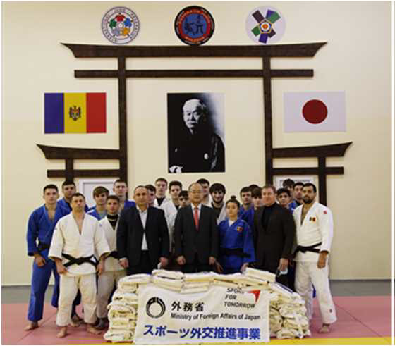 【Moldova】Judo Uniforms Donated to the Judo Federation of Republic of Moldova<br/>-Project for Sports Diplomacy Enhancement-3